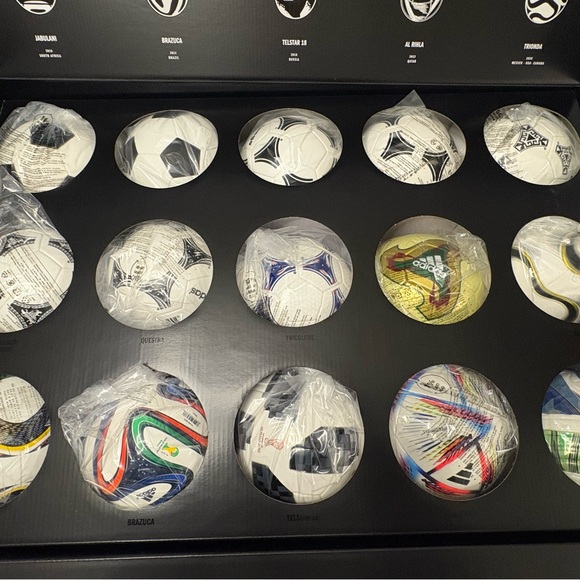 ADIDAS FIFA WORLD CUP HISTORICAL MINI BALL SET - Picture 5 of 7